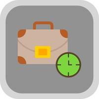 diseño de icono de vector de tiempo de trabajo