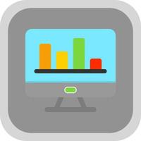 Web Analytics Vector Icon Design