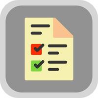 Website Checklist Vector Icon Design