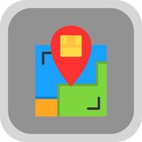 Delivery Location Vector Icon Design