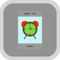 diseño de icono de vector de alarma de teléfono inteligente