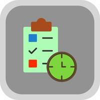 Tasks Schedule Vector Icon Design