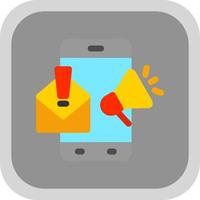 Mobile Marketing Vector Icon Design