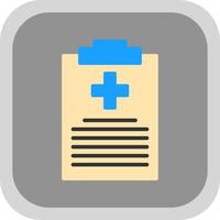 Medical Report Vector Icon Design