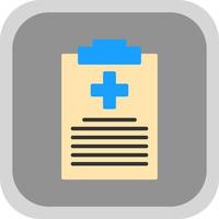 Medical Report Vector Icon Design