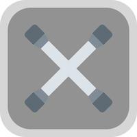 Cross Wrench Vector Icon Design