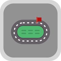 Race Track Vector Icon Design