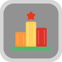 Podium Vector Icon Design