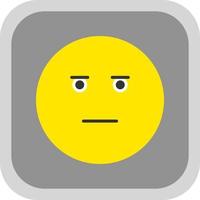 Expressionless Face Vector Icon Design