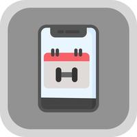 Workout Schedule Vector Icon Design