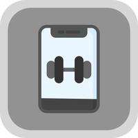 Weight Lifting Vector Icon Design