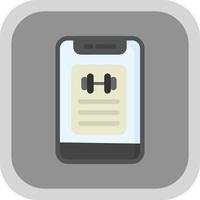 Workout Progress Vector Icon Design