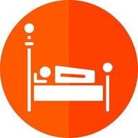 diseño de icono de vector de cama