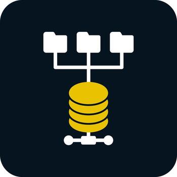 diseño de icono de vector de fuente de datos