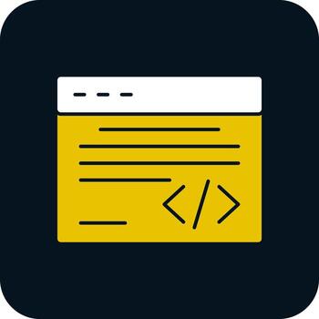 Code Vector Icon Design