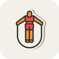 Jumping Jack Vector Icon Design