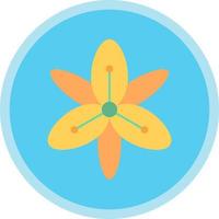 Tiger Lily Vector Icon Design