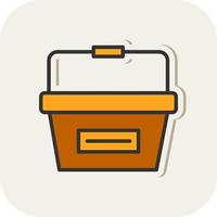 Shopping Basket Vector Icon Design