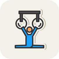 Gymnastics Vector Icon Design