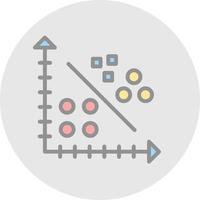 Cluster Analysis Vector Icon Design