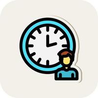 Working Hours Vector Icon Design