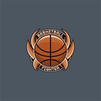 baloncesto deporte emblema logo vector