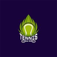 tennis sport emblem logo vector