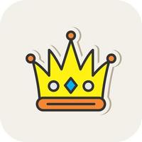 Queen Crown Vector Icon Design