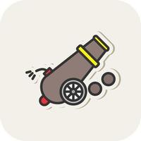 Cannon Vector Icon Design