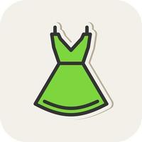 Dress Vector Icon Design