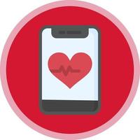 Heart Rate Vector Icon Design