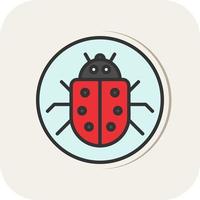 Bug Vector Icon Design