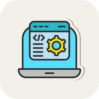Web Optimization Vector Icon Design