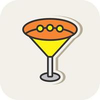 diseño de icono de vector de martini