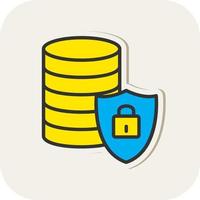 Data Security Vector Icon Design