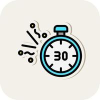 Countdown Vector Icon Design