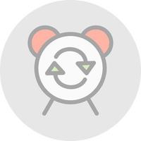 Alarm Repeat Vector Icon Design