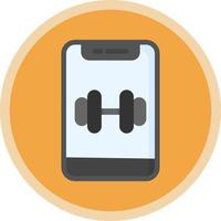 Weight Lifting Vector Icon Design