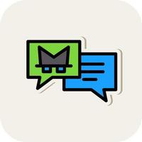 Chat Spyware Vector Icon Design