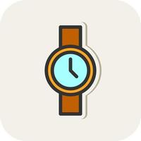 Wristwatch Vector Icon Design