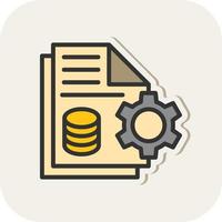 Data Reporting Vector Icon Design