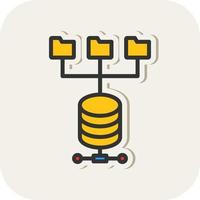 Data Source Vector Icon Design