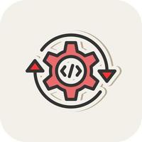 Continuous Integration Vector Icon Design