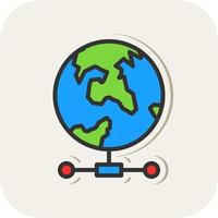 Globe Vector Icon Design