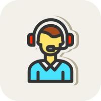 Customer Support Vector Icon Design