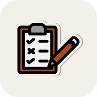 Tasks Checklist Vector Icon Design