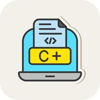 Coding Language Vector Icon Design