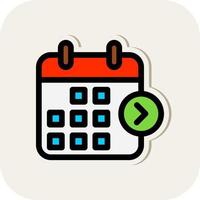 Next Week Vector Icon Design