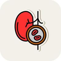 Kidney Checkup Vector Icon Design