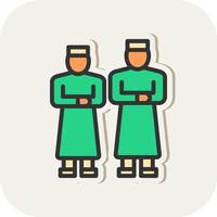Friday Prayer Vector Icon Design